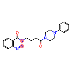 1,2,3-Benzotriazin-4(3H)-one, 3-[4-oxo-4-(4-phenyl-1-piperazinyl)butyl]-