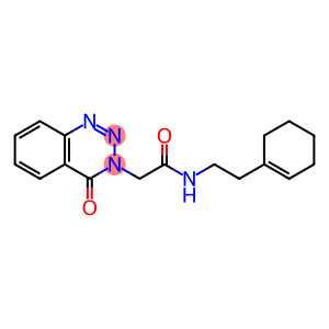 1,2,3-Benzotriazine-3(4H)-acetamide, N-[2-(1-cyclohexen-1-yl)ethyl]-4-oxo-