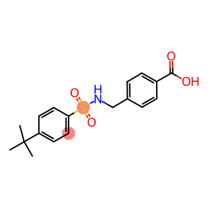 4-([[(4-TERT-BUTYLPHENYL)SULFONYL]AMINO]METHYL)BENZOIC ACID