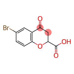 2H-1-Benzopyran-2-carboxylic acid, 6-bromo-3,4-dihydro-4-oxo-