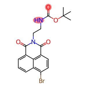 Carbamic acid, N-[2-(6-bromo-1,3-dioxo-1H-benz[de]isoquinolin-2(3H)-yl)ethyl]-, 1,1-dimethylethyl ester