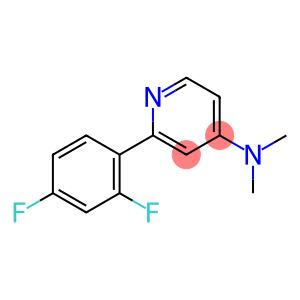 2-(2,4-difluorophenyl)-4-dimethylaminopyridine