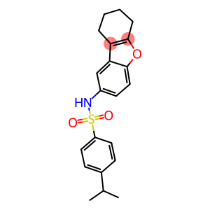 4-isopropyl-N-(6,7,8,9-tetrahydrodibenzo[b,d]furan-2-yl)benzenesulfonamide