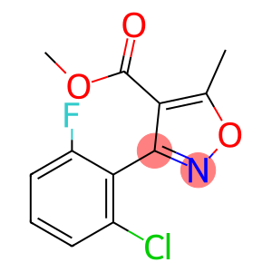 METHYL 3-(2-CHLORO-6-FLUOROPHENYL)-5-METHYL-4-ISOXAZOLECARBOXYLATE