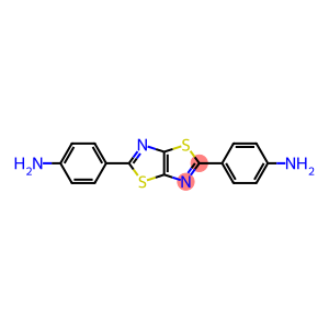 4-[7-(4-aminophenyl)-4,8-dithia-2,6-diazabicyclo[3.3.0]octa-2,6,9-trien-3-yl]aniline