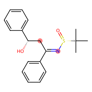 2-Propanesulfinamide, N-[(3S)-3-hydroxy-1,3-diphenylpropylidene]-2-methyl-, [N(E),S(R)]-