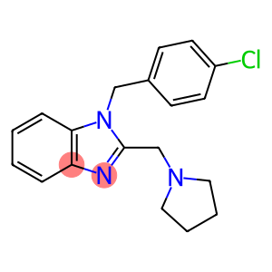 1-(4-chlorobenzyl)-2-(pyrrolidin-1-ylmethyl)benzimidazole