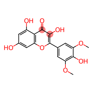 4H-1-Benzopyran-4-one, 3,5,7-trihydroxy-2-(4-hydroxy-3,5-dimethoxyphen yl)-