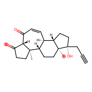 B-Homo-A-norandrost-7-ene-3,6-dione, 17β-hydroxy-17-(2-propynyl)- (7CI,8CI)