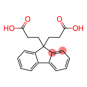 3-[9-(2-carboxyethyl)fluoren-9-yl]propionic acid