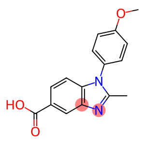 1-(4-methoxyphenyl)-2-methyl-5-benzimidazolecarboxylic acid