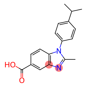 1-(4-isopropylphenyl)-2-methyl-benzimidazole-5-carboxylic acid