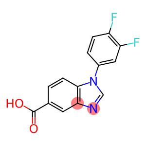 1-(3,4-difluorophenyl)benzimidazole-5-carboxylic acid