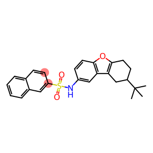 N-(8-tert-butyl-6,7,8,9-tetrahydrodibenzo[b,d]furan-2-yl)-2-naphthalenesulfonamide