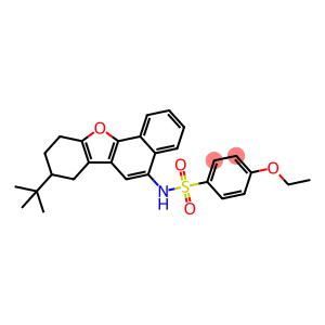 N-(8-tert-butyl-7,8,9,10-tetrahydronaphtho[1,2-b][1]benzofuran-5-yl)-4-ethoxybenzenesulfonamide