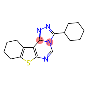 3-cyclohexyl-8,9,10,11-tetrahydro[1]benzothieno[3,2-e][1,2,4]triazolo[4,3-c]pyrimidine