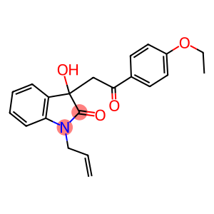 1-allyl-3-[2-(4-ethoxyphenyl)-2-oxoethyl]-3-hydroxy-1,3-dihydro-2H-indol-2-one