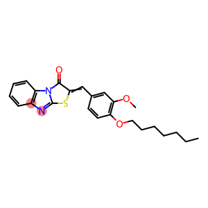 2-[4-(heptyloxy)-3-methoxybenzylidene][1,3]thiazolo[3,2-a]benzimidazol-3(2H)-one