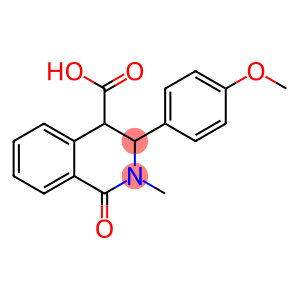 3-(4-methoxyphenyl)-2-methyl-1-oxo-1,2,3,4-tetrahydroisoquinoline-4-carboxylic acid