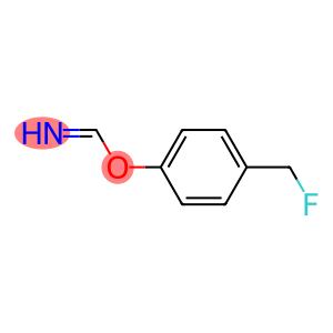 Methanimidic acid, 4-(fluoromethyl)phenyl ester (9CI)