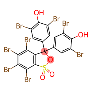 2,6-Dibromo-4-[4,5,6,7-tetrabromo-3-(3,5-dibromo-4-hydroxyphenyl)-1,1-dioxobenzo[c]oxathiol-3-yl]pheno