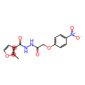 2-methyl-N'-[(4-nitrophenoxy)acetyl]-3-furohydrazide