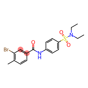 3-bromo-N-[4-(diethylsulfamoyl)phenyl]-4-methylbenzamide