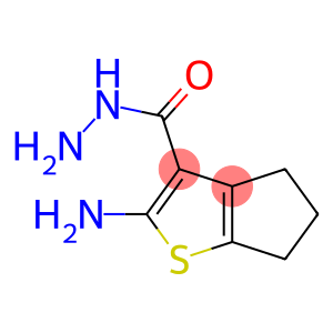 4H-Cyclopenta[b]thiophene-3-carboxylicacid,2-amino-5,6-dihydro-,hydrazide(9CI)