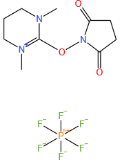 Pyrimidinium,2-[(2,5-dioxo-1-pyrrolidinyl)oxy]-1,4,5,6-tetrahydro-1,3-dimethyl-,hexafluorophosphate(1-)