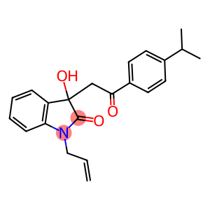 1-allyl-3-hydroxy-3-[2-(4-isopropylphenyl)-2-oxoethyl]-1,3-dihydro-2H-indol-2-one