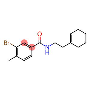 3-bromo-N-[2-(1-cyclohexen-1-yl)ethyl]-4-methylbenzamide