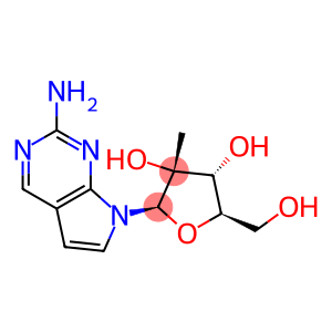 7H-Pyrrolo[2,3-d]pyrimidin-2-amine, 7-(2-C-methyl-β-D-ribofuranosyl)-