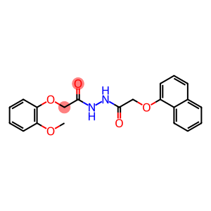 2-(2-methoxyphenoxy)-N'-[(1-naphthyloxy)acetyl]acetohydrazide