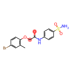 N-[4-(aminosulfonyl)phenyl]-2-(4-bromo-2-methylphenoxy)acetamide