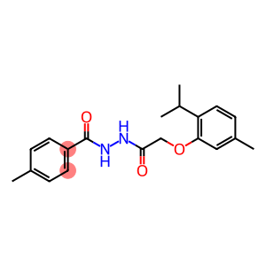 N'-[(2-isopropyl-5-methylphenoxy)acetyl]-4-methylbenzohydrazide