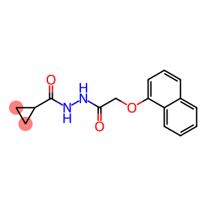 N'-(2-naphthalen-1-yloxyacetyl)cyclopropanecarbohydrazide