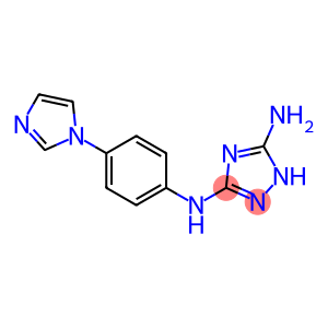 N-[4-(1H-Imidazol-1-yl)phenyl]-1H-1,2,4-triazole-3,5-diamine