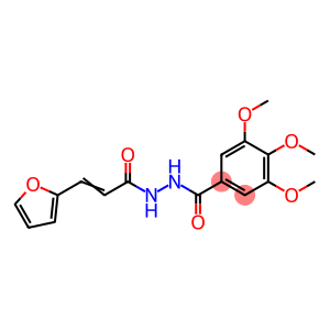 N'-[3-(2-furyl)acryloyl]-3,4,5-trimethoxybenzohydrazide