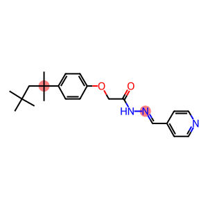 N'-(4-pyridinylmethylene)-2-[4-(1,1,3,3-tetramethylbutyl)phenoxy]acetohydrazide