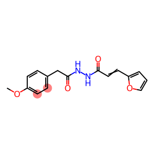 (2E)-3-(furan-2-yl)-N'-[(4-methoxyphenyl)acetyl]prop-2-enehydrazide