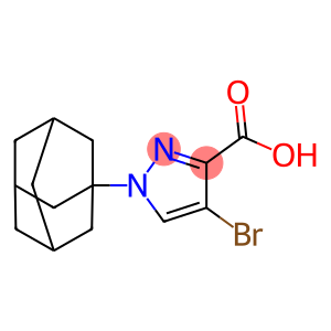 1-(金刚烷-1-基)-4-溴-1H-吡唑-3-羧酸