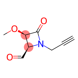 2-Azetidinecarboxaldehyde,3-methoxy-4-oxo-1-(2-propynyl)-,(2R,3R)-(9CI)