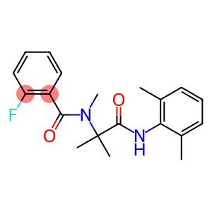 Benzamide, N-[2-[(2,6-dimethylphenyl)amino]-1,1-dimethyl-2-oxoethyl]-2-fluoro-N-methyl- (9CI)