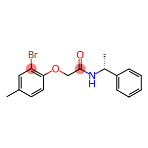 2-(2-bromo-4-methylphenoxy)-N-(1-phenylethyl)acetamide