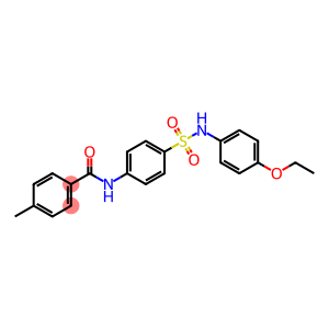 N-(4-{[(4-ethoxyphenyl)amino]sulfonyl}phenyl)-4-methylbenzamide