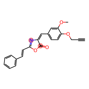 4-[3-methoxy-4-(2-propynyloxy)benzylidene]-2-(2-phenylvinyl)-1,3-oxazol-5(4H)-one