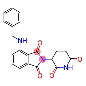 1H-Isoindole-1,3(2H)-dione, 2-(2,6-dioxo-3-piperidinyl)-4-[(phenylmethyl)amino]-