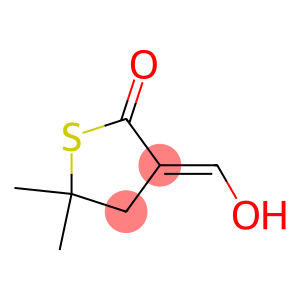 2(3H)-Thiophenone, dihydro-3-(hydroxymethylene)-5,5-dimethyl- (9CI)