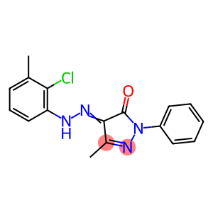 4-[(2-chloro-3-methylphenyl)hydrazono]-5-methyl-2-phenyl-2,4-dihydro-3H-pyrazol-3-one