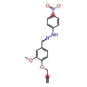 3-methoxy-4-(2-propynyloxy)benzaldehyde {4-nitrophenyl}hydrazone